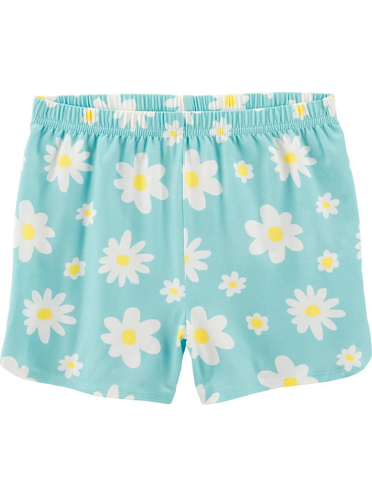 Carter's Child of Mine Kid Girls' Blue Daisy 3 Piece PJs, Sizes 4-14
