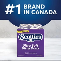 Scotties Ultra Doux - Papier mouchoir 3 épaisseurs, hypoallergénique et testé par des dermatologues, grand format, 1 boîte, 52 mouchoirs