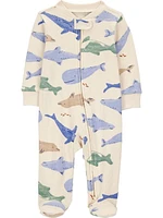 Carter's Child of Mine Baby Boys' Blue Sea Creatures