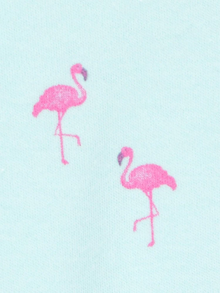 Carter's Child of Mine Sleep n Play flamant bleu pour bébé fille Tailles prématuré - 6/9 mois