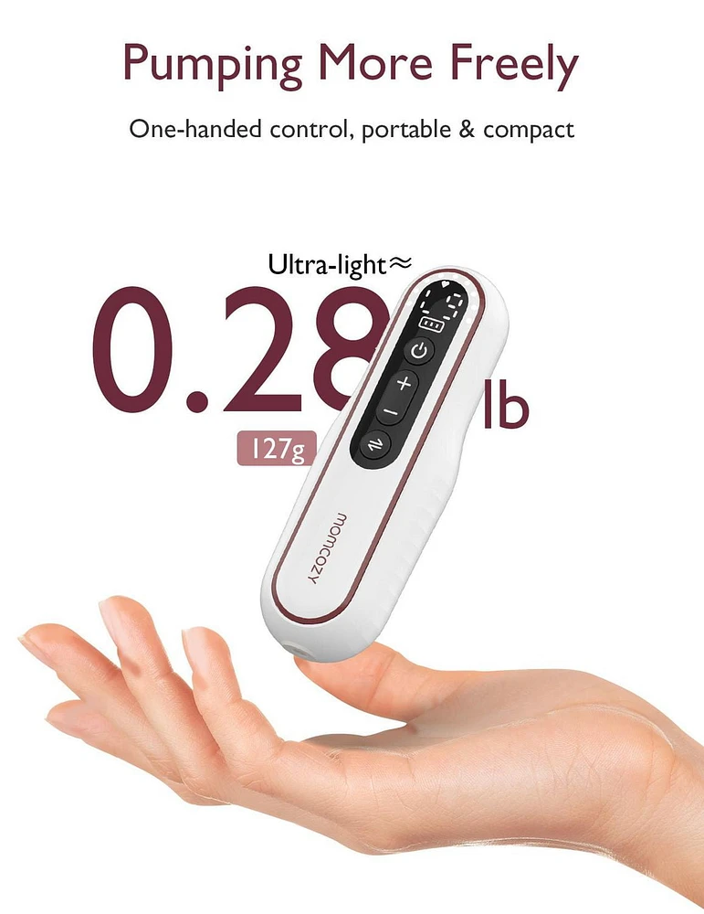 Momcozy Hands Free & Ultra-Light Breast Pump V2