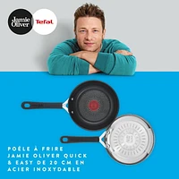 Tefal Jamie Oliver Quick & Easy Stainless Steel Fry Pan 20cm, 8" / 20cm