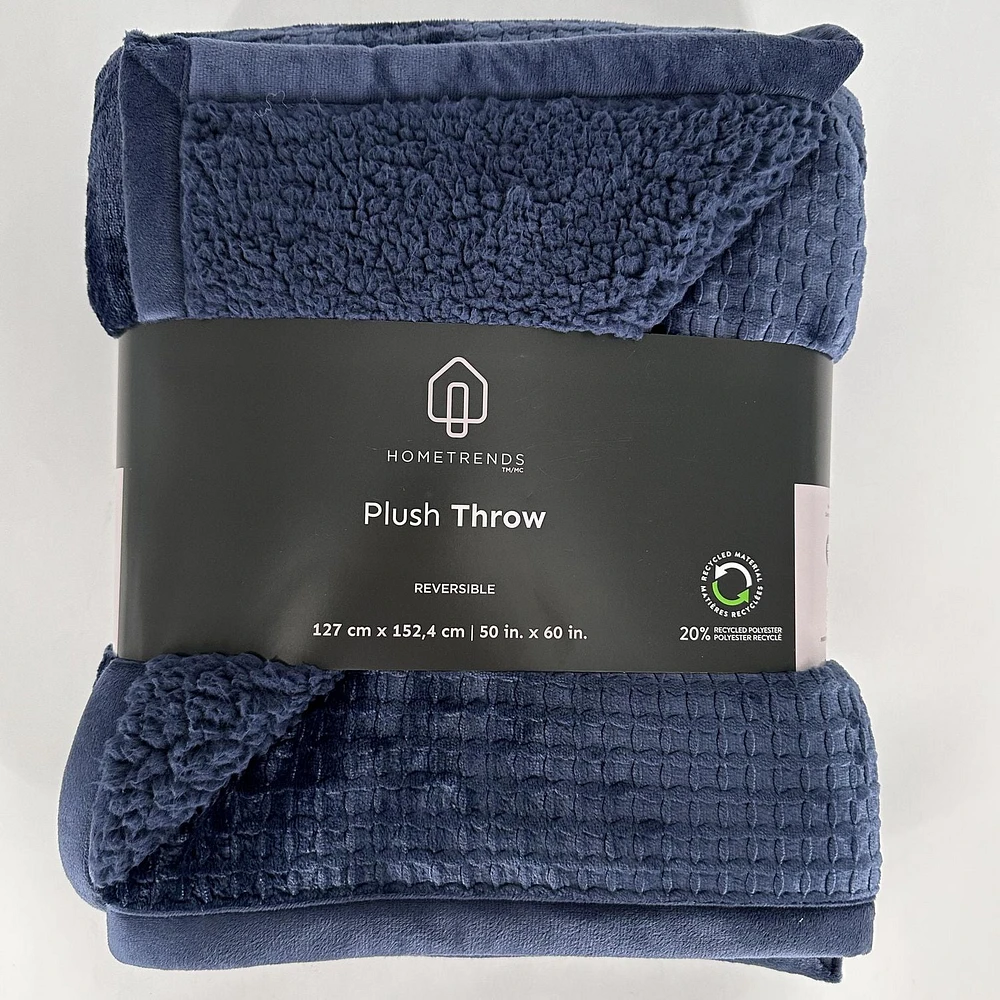 Plush Throw, Size 50 in. x 60 in.