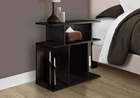 Monarch Specialties Accent Table, Side, End, Nightstand, Lamp, Living Room, Bedroom, Laminate, Brown, Contemporary, Modern