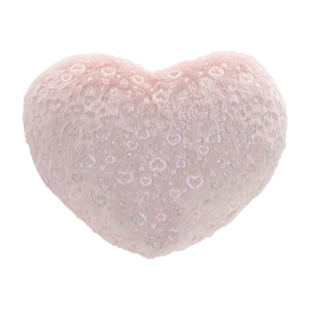 Way To Celebrate Valentine Large Heart XO Pillow, Pink