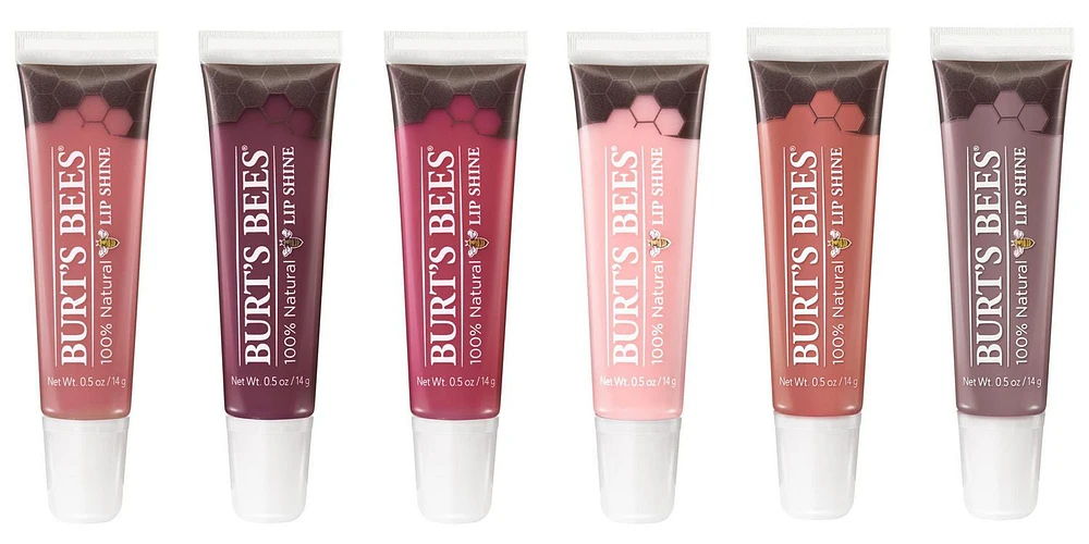 Brillant à lèvres d’origine naturelle à 100 % en teinte Whisper de Burt’s Bees®,