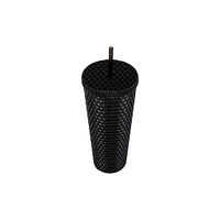 Way to Celebrate 27oz Black Iridescent Acrylic Double Wall Textured Tumbler