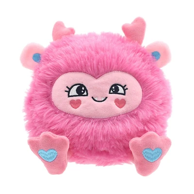 Way To Celebrate ​7 Inch Valentine Roly Poly Pink Monster