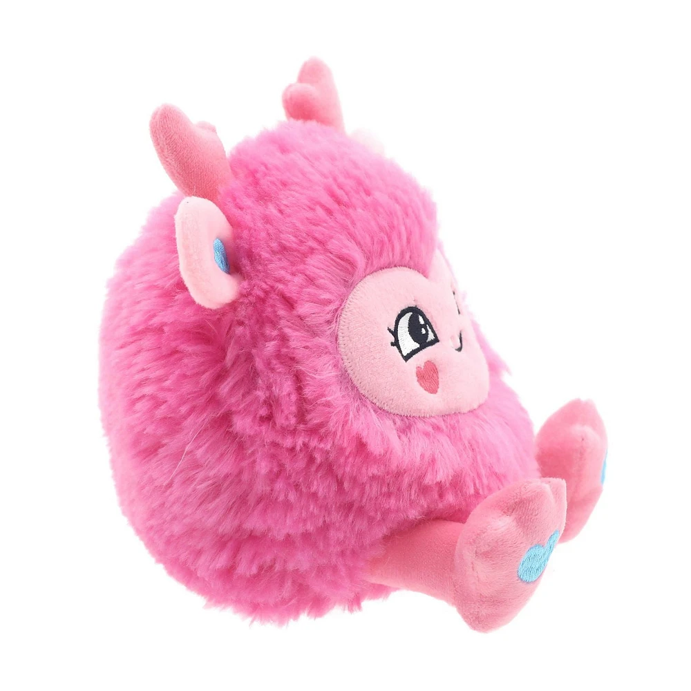 Way To Celebrate ​7 Inch Valentine Roly Poly Pink Monster