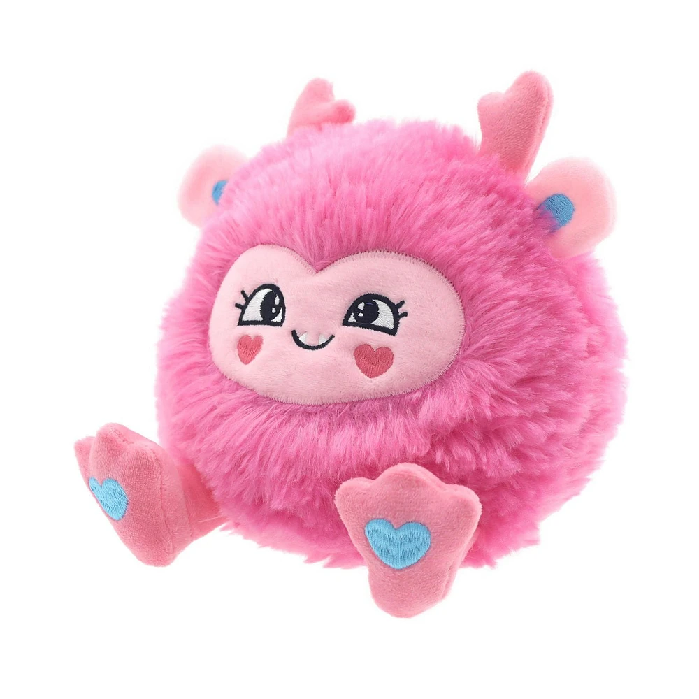 Way To Celebrate ​7 Inch Valentine Roly Poly Pink Monster