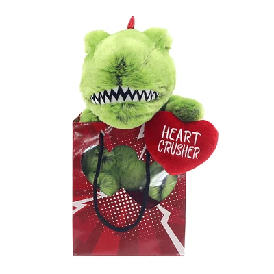 Way to Celebrate Valentine’s Day Plush Toy In Gift Bag, Dino​