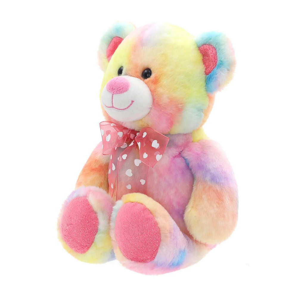 Way To Celebrate Valentine Yellow Rainbow Teddy