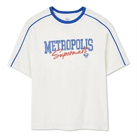 T-shirt aux bordures contrastantes Superman pour hommes