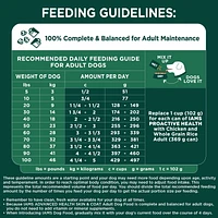 Nourriture sèche pour chiens adultes IAMS ADVANCED HEALTH PEAU ET PELAGE recette avec poulet et saumon 2,72-12,2 kg