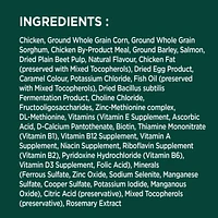 Nourriture sèche pour chiens adultes IAMS ADVANCED HEALTH PEAU ET PELAGE recette avec poulet et saumon 2,72-12,2 kg