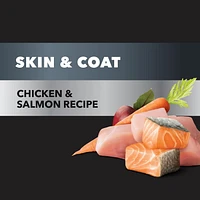 Nourriture sèche pour chiens adultes IAMS ADVANCED HEALTH PEAU ET PELAGE recette avec poulet et saumon 2,72-12,2 kg