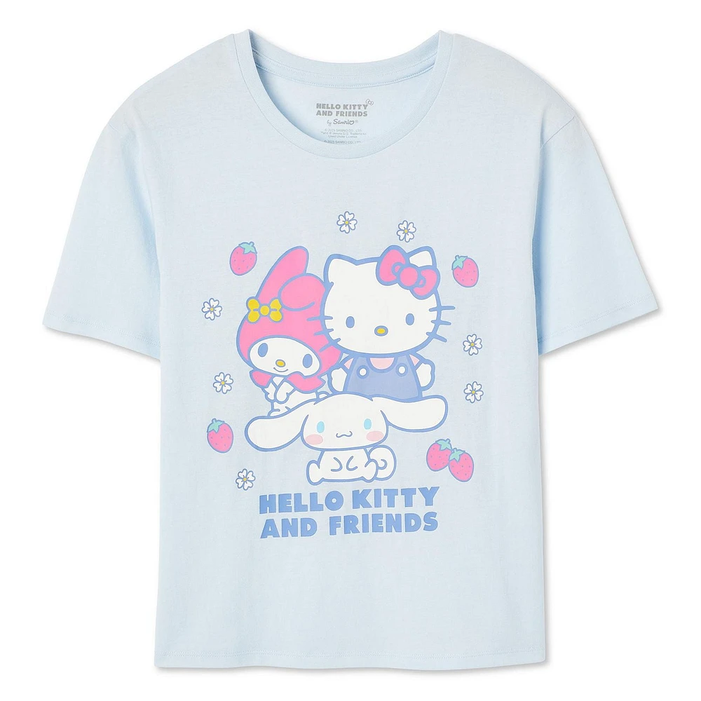 Hello Kitty and Friends Girls' Short Sleeve Tee
