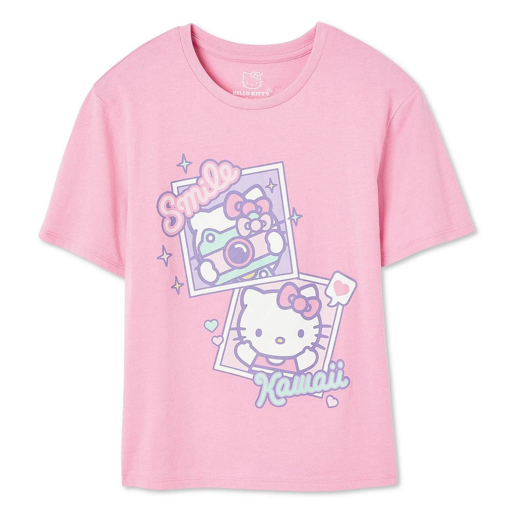 Hello Kitty Girls' Short Sleeve Tee