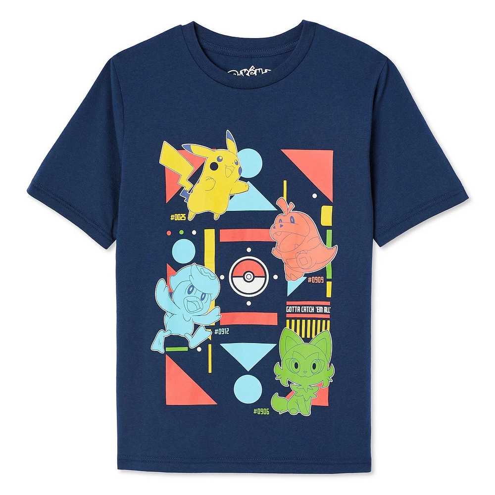 Pokemon Boys' Short Sleeve Tee, Sizes XS-XL