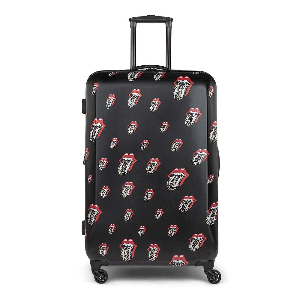 THE ROLLING STONES - COLLECTION JUMPIN JACK FLASH - VALISE 28 POUCE FAIT D'UNE COQUE RIGIDE ABS/PC LÉGÈRE ET RÉSISTANTE