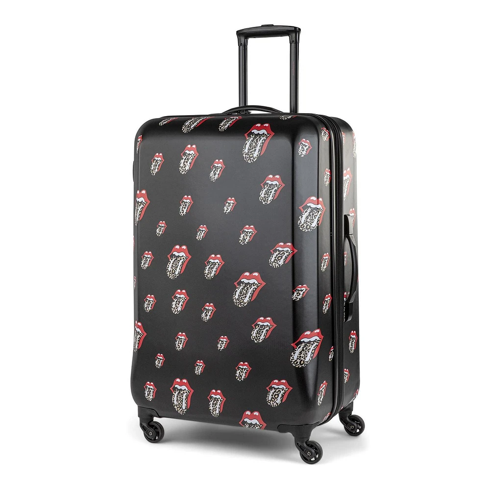 THE ROLLING STONES - COLLECTION JUMPIN JACK FLASH - VALISE 28 POUCE FAIT D'UNE COQUE RIGIDE ABS/PC LÉGÈRE ET RÉSISTANTE