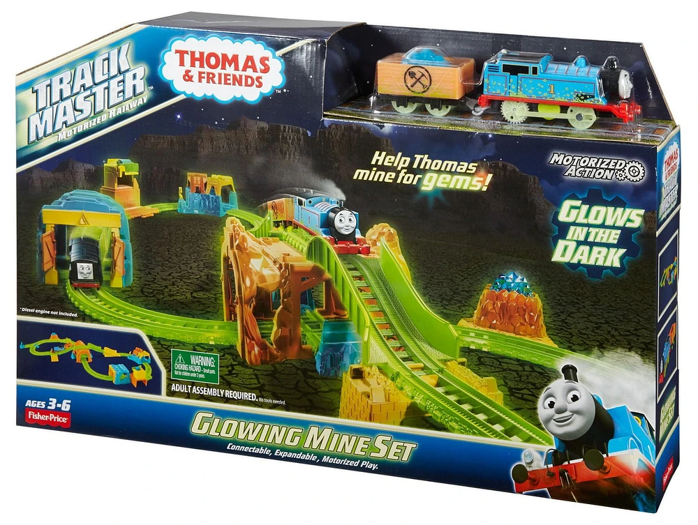 Thomas & Friends Trackmaster Glowing Mine Track Set