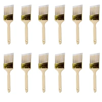 ACTION-1 Professional Quality Angled Paint Brush, Pack of 12