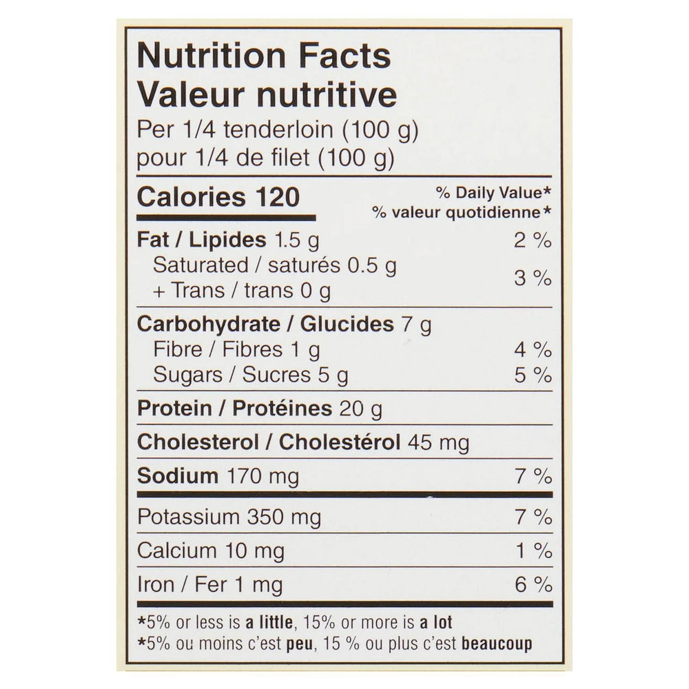 Filet de porc assaisonné et entièrement cuit Maple Leaf 400 g