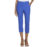 Rafaella Pantalon capri à languette allongée avec poches pour femme