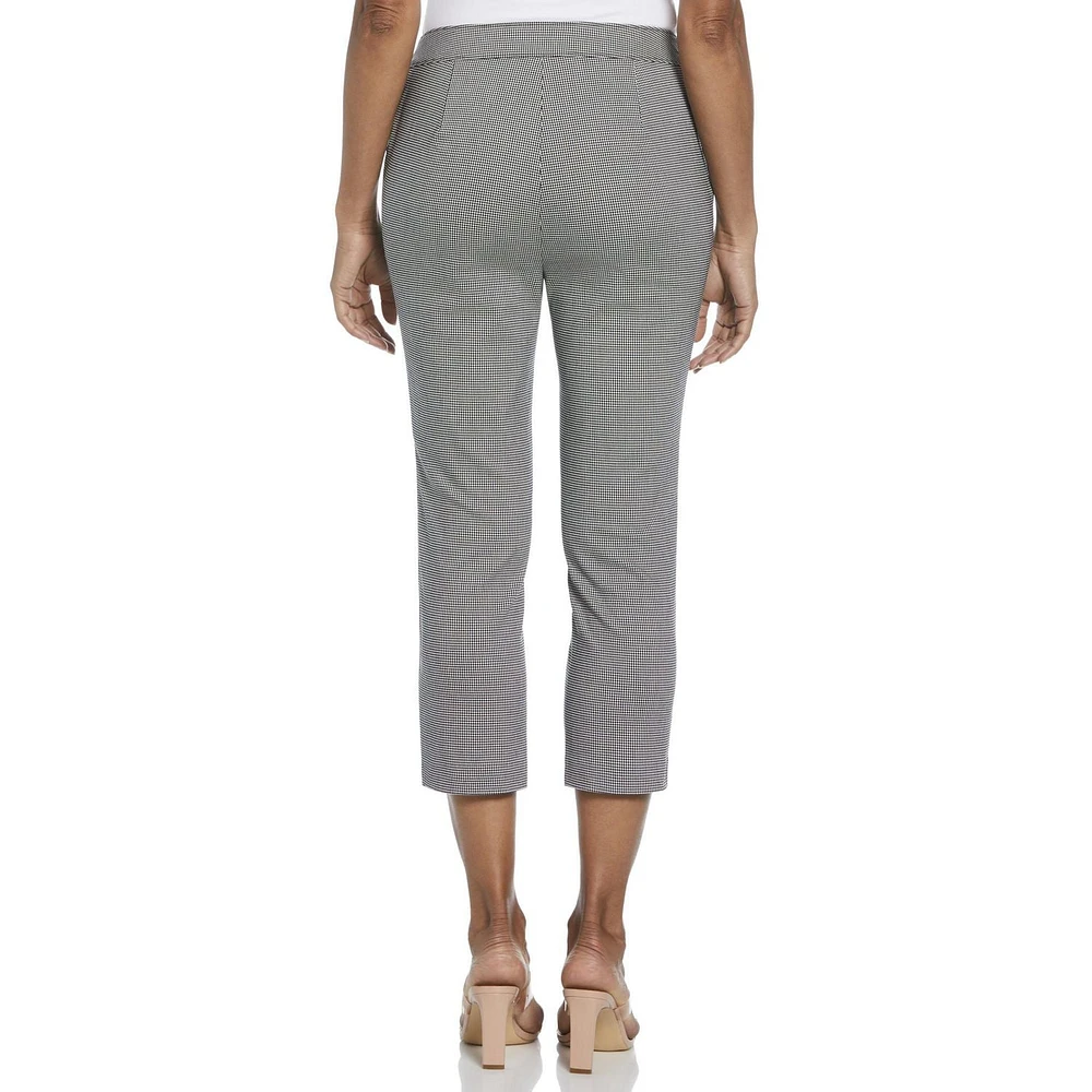 Rafaella Pantalon capri à languette allongée avec poches pour femme