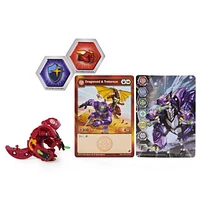 Bakugan, Fused Dragonoid x Tretorous, 2-inch Tall Armored Alliance Collectible Action Figure and Trading Card