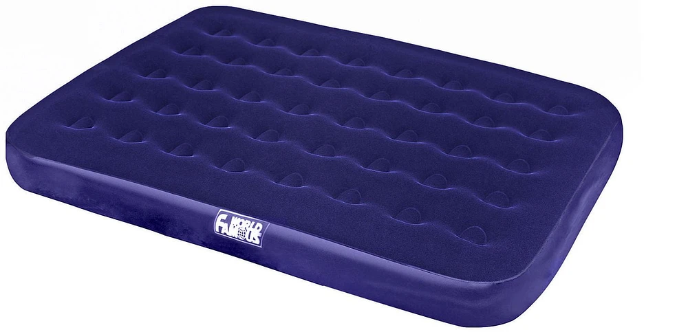 World Famous Velour Top Queen Air Bed