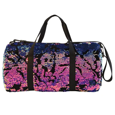 Fashion Angels Style Lab Scattered Sequin & Velvet Duffle Bag