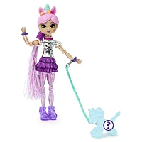 Twisty Girlz, Glitzy Bitsy Transforming Doll to Collectible Bracelet with Mystery Twisty Petz, for Kids Aged 4 and up