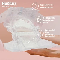 Huggies Overnites Nighttime Baby Diapers, Mega Colossal Pack, Sizes: 4-7, Sizes: 4-7 | 100-60 Count