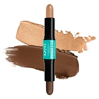 NYX PROFESSIONAL MAKEUP, Bâton Wonder, Bâton à deux extrémités, Modelant et Illuminateur - DEEP Bâton modelant et illuminateur à deux extrémités