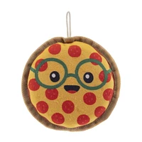 Only The Best For My Dog ®​ 5.5-inch Flat Plush Disc Squeaky Foodie Dog Toy