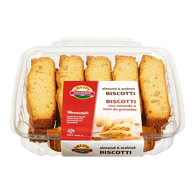 Crispy Just Baked! Almond & Walnut Biscotti