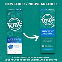 Dentifrice naturel Soulagement rapide de la sensibilité Menthe fraîche