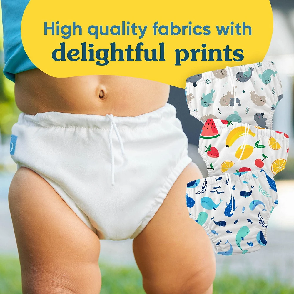 Reusable Swim Diaper Drawstring Seally Small