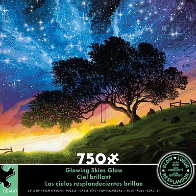 Ceaco Glowing Skies GID 750pc Puzzle