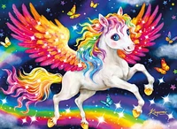 Ceaco 100pc Glitter Unicorn Puzzle