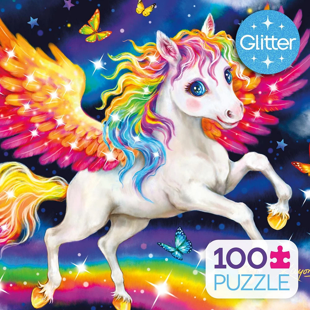 Ceaco 100pc Glitter Unicorn Puzzle