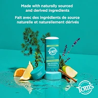 Tom’s of Maine North Woods Natural Deodorant for Men and Women, Aluminum Free, 92g