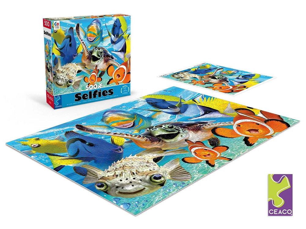 Ceaco Undersea Selfies 500pc puzzle