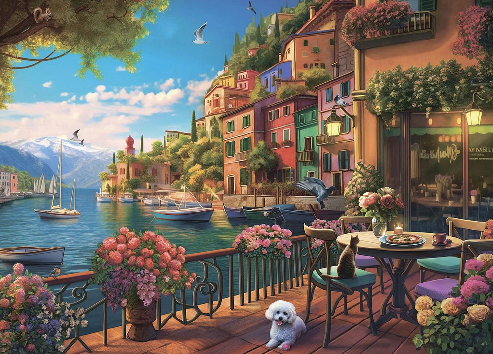 Ceaco Sunset on Lake Como 1000pc Puzzle