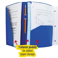 Five Star Tri-Fold Wireless Notebook, 80 pages