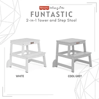 Fisher Price 2-en-1 Tour et tabouret Funtastic Polyvalente