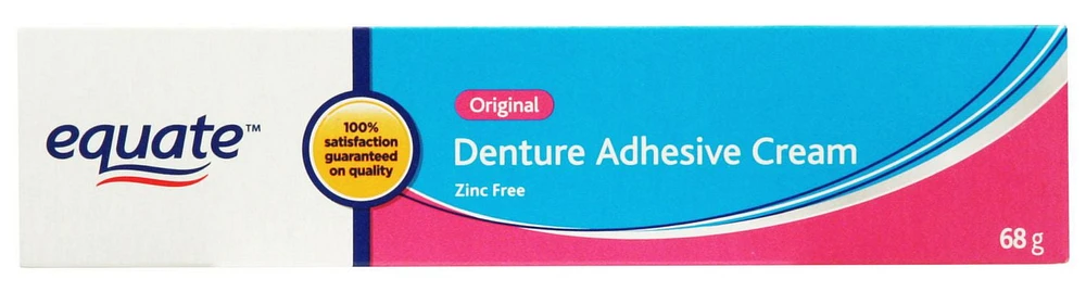 Equate Denture Adhesive Cream Original 68g