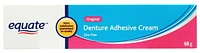 Equate Denture Adhesive Cream Original 68g